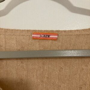 J. Crew Women's caramel CASHMERE Sweater
